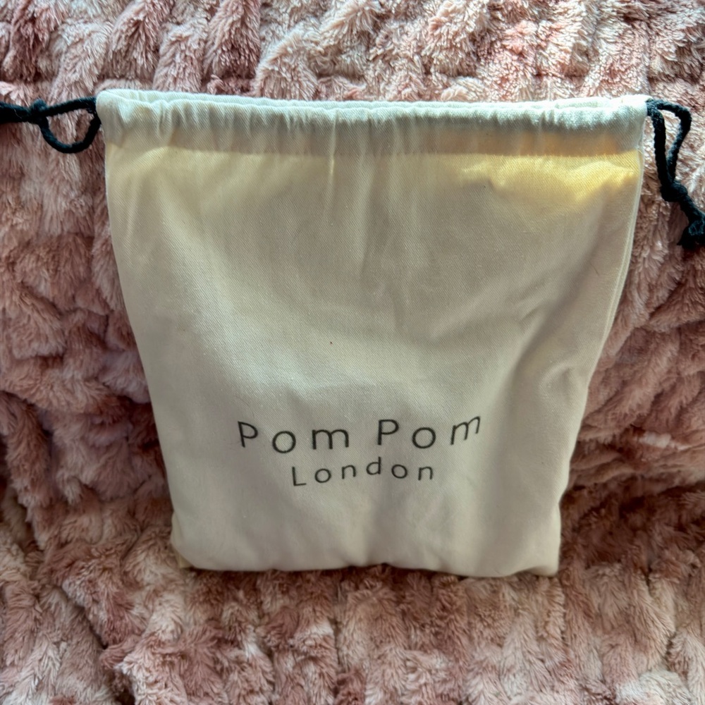 Pom Pom London Women's Lambeth Shoulder Bag in Plum excellent condition - Picture 5 of 6